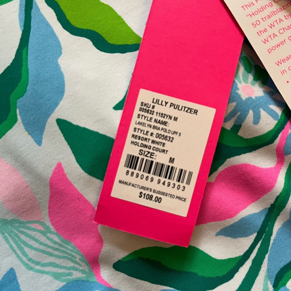 Lilly Pulitzer Sleeveless Top with built-in Bra - Picture 2 of 9